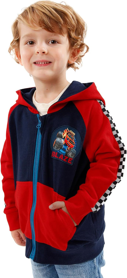 and the Monster Machines Boys Hoodie | Monster Truck Hoodies for Boys | Boys' Hoodies | Ages 18 Months to 8 Years