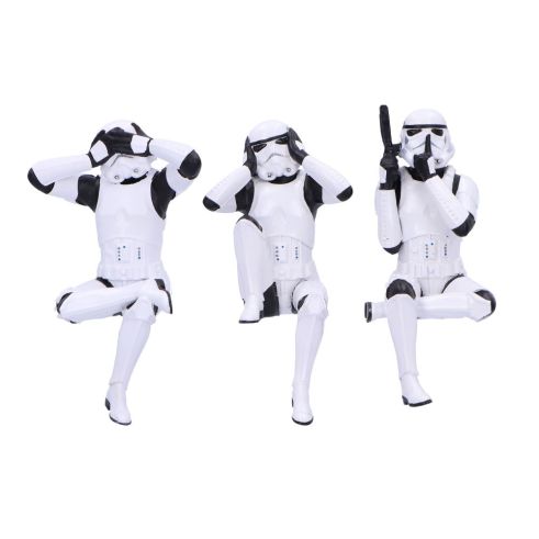 Three Wise Sitting Stormtroopers 11cm Sci-Fi Best Sellers