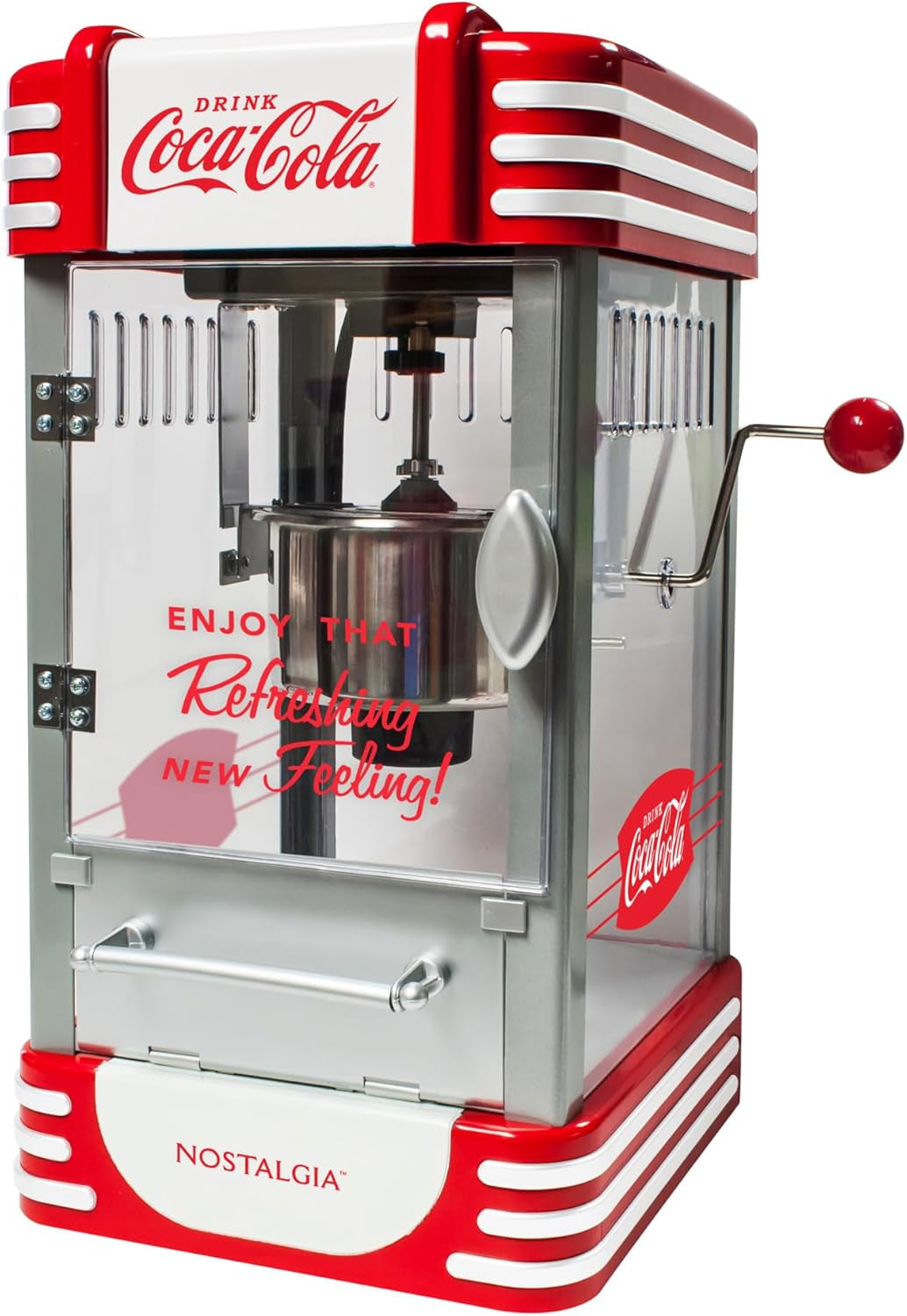 RKP730CK Coca-Cola 2.5-Ounce Kettle Popcorn Maker, Red