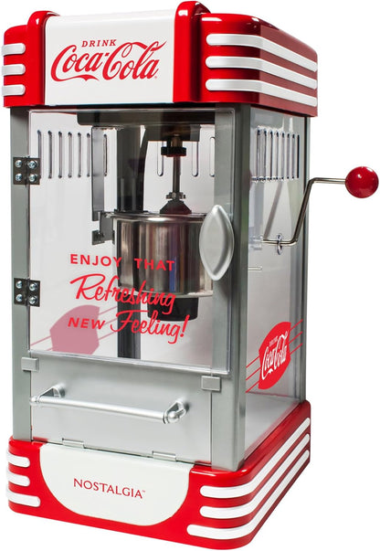 RKP730CK Coca-Cola 2.5-Ounce Kettle Popcorn Maker, Red