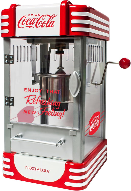 RKP730CK Coca-Cola 2.5-Ounce Kettle Popcorn Maker, Red