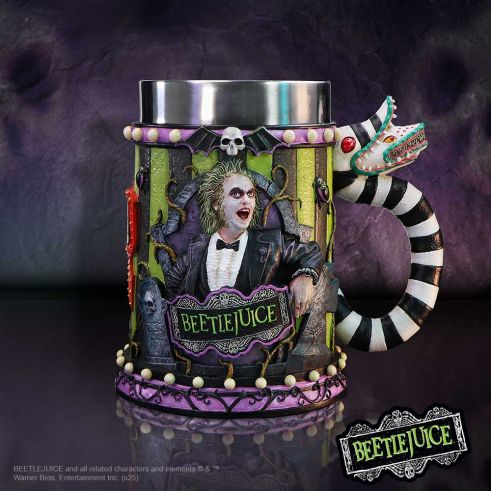 Beetlejuice Tankard 17cm Fantasy Beetlejuice