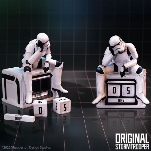 Stormtrooper What a Day Perpetual Calendar 14cm