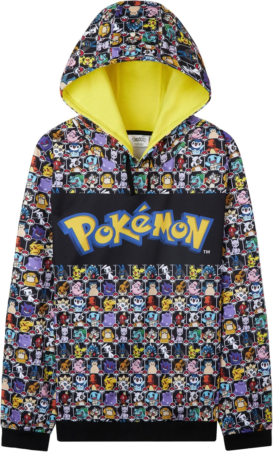 Pokemon Kids Hoodie for Teenagers and Boys Hoodies Warm Soft Pullover Sweatshirt Pikachu 4-15 Years Official Merchandise Pokemon Gifts for Boys