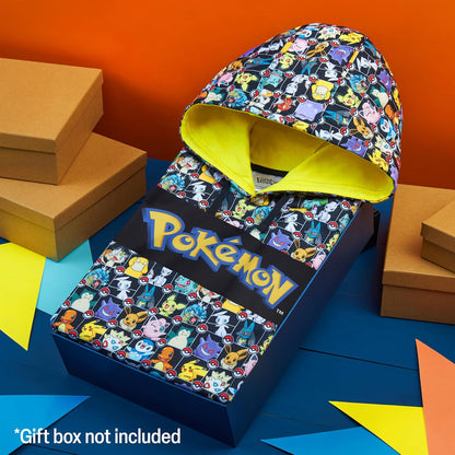 Pokemon Kids Hoodie for Teenagers and Boys Hoodies Warm Soft Pullover Sweatshirt Pikachu 4-15 Years Official Merchandise Pokemon Gifts for Boys